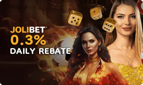 jolibet 03 percent daily rebate