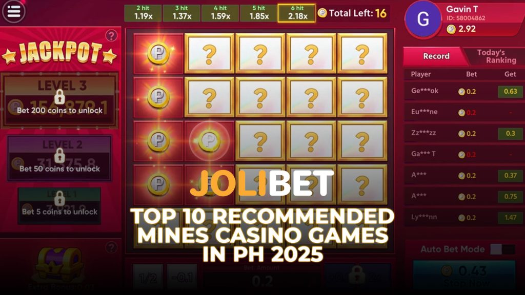 Top 10 Recommended Mines Casino Games in PH 2025